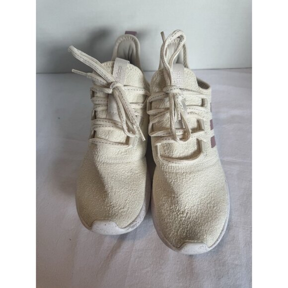 Adidas Cloudfoam Pure 2.0 Running Shoes, Sneakers, White Chalk Mauve, Women's 8 - Picture 5 of 6